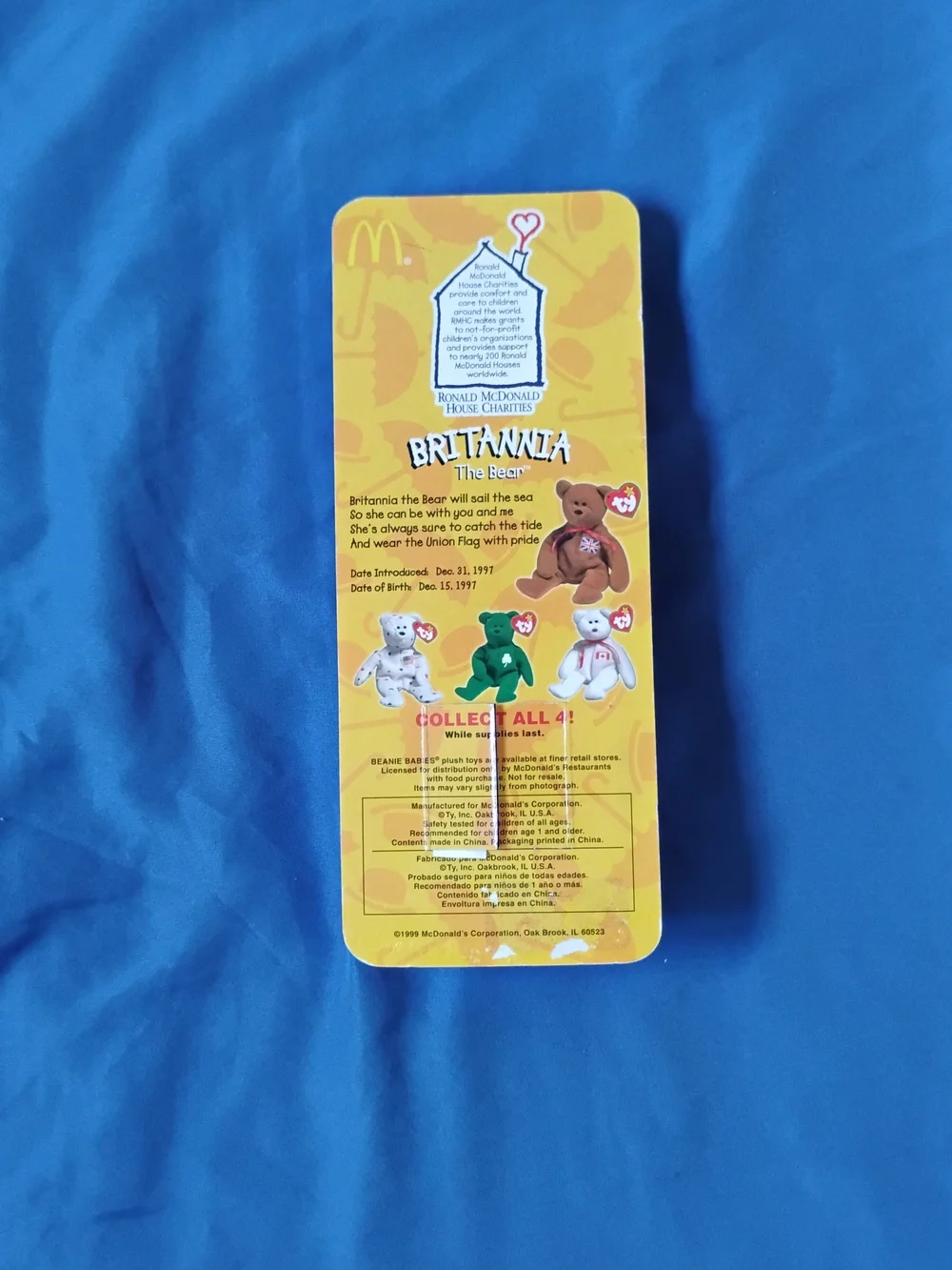 Complete set of Ty Teenie Beanie Babies from the 1999 McDonald's promotion